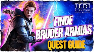 Finde Bruder Armias Jedha  Quest Guide  Star Wars Jedi Survivor Guide Deutsch [upl. by Esaertal]