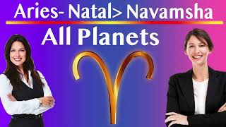 Aries Natal To Navamsha With Planets [upl. by Charita]