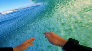 Glassy Sunrise Surf at Currumbin Beach [upl. by Fania714]