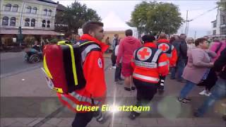 DRK  Sanitätsdienst bei der Veranstaltung quot Umsonst und Draußen quot  Gladbeck [upl. by Atineb]