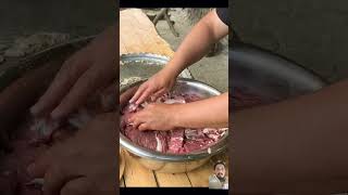 Meat lovers cooking meat food chicken kavurma villagelife keşfet meatdiet foodie [upl. by Davin301]