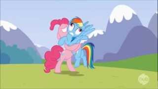 Pinkie Pie  squeezes Rainbow Dash [upl. by Eitsirc]