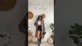 trenchcoatseason trenchcoat trenchcoats falloutfits hm love [upl. by Bonnes]