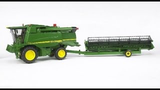 Комбайн John Deere T670I 02132 Bruder Брудер [upl. by Cadmann]