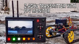 DIY Arduino 24 GHz RC Transmitter and Receiver With FPV Screen  With NRF24L01 7 Channel [upl. by Enajyram]