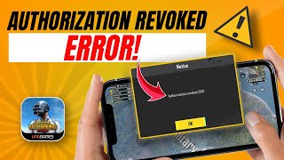 How to Fix Authorization Revoked Error in PUBG Mobile  Authorization Revoked Problem in PUBG [upl. by Brunelle]