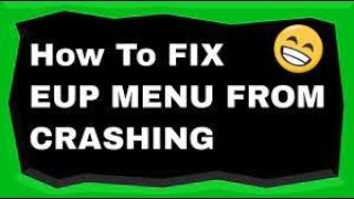 How to fix your EUP Menu crashing issue [upl. by Hairakcaz]