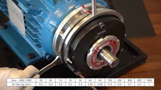 UnitorqElectromagnetic DC Fail Safe Brake Fitting Video on an Electric Motor [upl. by Aseret68]