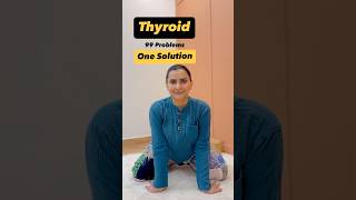 🧘‍♀️💪Control Thyroid  Boost Thyroid Health with Simple Poses [upl. by Onairpic]