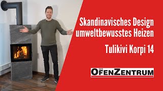 Skandinavisches Design für umweltbewusstes Heizen  Tulikivi Korpi 14  DAS OFENZENTRUM [upl. by Rehtaeh181]