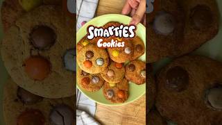 SMARTIECOOKIES🍪einfacherezepte smarties smartiecookie amba3 proteinreich gesundesüßigkeiten [upl. by Jeane811]