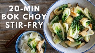 Easy 20min Bok Choy stir fry [upl. by Utley913]