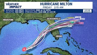 Hurricane Milton tracker  Latest radar projected path amp more [upl. by Kruter]