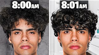 1 Minute Morning Hack for Perfect Curly Hair [upl. by Danit]