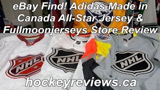 eBay Finds Full Moon Jerseys Adidas Made in Canada NHL AllStar Jerseys amp Store Review [upl. by Maharva]