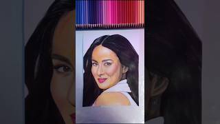 Drawing Marian Rivera marimar in Philippines shorts art viral [upl. by Muriah]