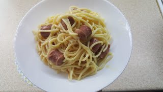 Makarona me Salcice  Si te gatuajme Spageti per 3 minuta [upl. by Mercy]