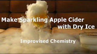 Make Sparkling Apple Cider with Dry Ice Quick and easy project [upl. by Ernaline]