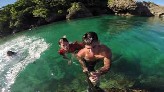 SIARGAO ISLAND Rock Pool magpapungko [upl. by Notlem800]