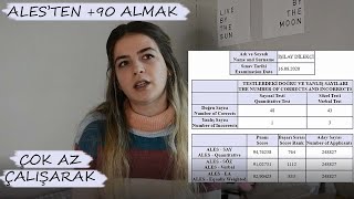 çok az çalışarak ALESten nasıl 90 puan aldım  ALES nedir nasıl çalışılır  winterlog7 [upl. by Aidahs]