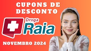 CUPOM DE DESCONTO DROGA RAIA NOVEMBRO 2024  Cupom de Desconto Droga Raia  CUPOM DROGARAIA [upl. by Nevins]