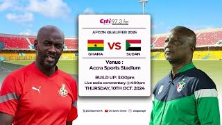 Ghana Vs Sudan Build UP  The Analysis and More [upl. by Sharman]