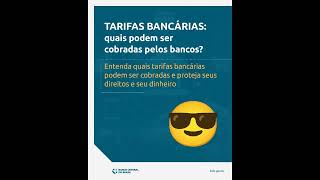 Tarifa que bancos podem te cobrar efsnews1 [upl. by Gambrill395]