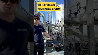 NextGen H2S Removal System Tech in action biogas dairyfarm manufacturing [upl. by Ready]