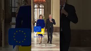 King Philippe and Queen Mathilde of Belgium at the glamorous Royal Castle of Laeken [upl. by Atinahs]