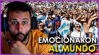 Asi EMOCIONÓ La HINCHADA ARGENTINA Al MUNDO [upl. by Thissa]