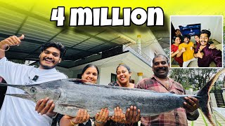 40 KG KING FISH 🔥  4 MILLION CELEBRATION [upl. by Oicinoid]