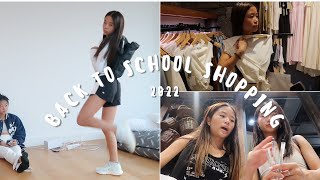 BACK TO SCHOOL SHOPPING  getting ready for highschool vlog in NYC [upl. by Babb32]