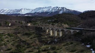 Inauguran el tren “transiberiano” de Italia [upl. by Kanor315]