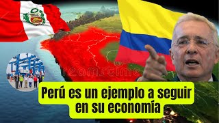 ¡QUEDÓ SORPRENDIDO EX PRESIDENTE COLOMBIANO POR LA ECONOMÍA PERUANA QUE NO SE CAE [upl. by Abie]