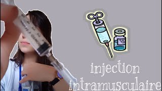 comment faire une injection intramusculaire [upl. by Helve]