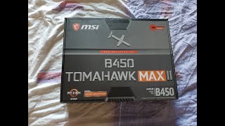 MSI B450 TOMAHAWK MAX II Gaming Motherboard [upl. by Lauhsoj]