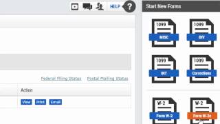 Dashboard  1099 and W2 filing [upl. by Odraccir]