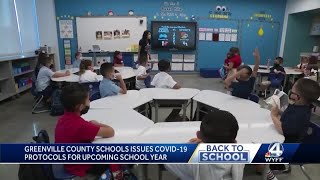 Greenville County Schools releases COVID19 protocols for 202223 school year [upl. by Neneek]