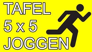 TAFEL VAN 5  REKENEN met meester Richard  tafeljoggen  flitsen  automatiseren  memoriseren [upl. by Litt454]