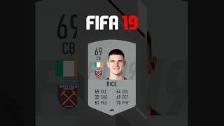 Declan Rice FIFA Card Evolution 🔥 [upl. by Aikit425]