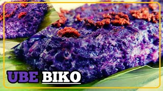 UBE BIKO USING 3 INGREDIENTS ONLY  UBE BIKO RECIPE  JANLEI CHANNEL [upl. by Akeit]