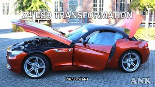 BMW Z4 E89 Transformation  M Sport Front Rear Bumper Installation [upl. by Anert]