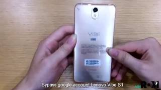 Remove Disable Bypass google account Lenovo Vibe S1 S1a40 android 60 by newest method [upl. by Weissmann]