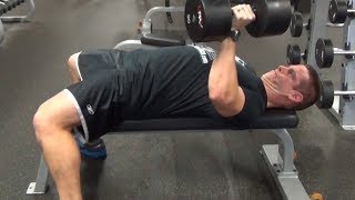 1 Arm Dumbbell Chest Press CRAZY Exercise for Bigger Pecs amp Stronger Abs [upl. by Elyrad368]