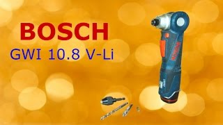 Наш инструмент Угловой шуруповерт BOSCH GWI 108 VLI Professional [upl. by Nosloc701]