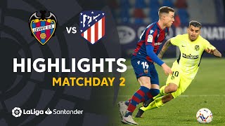 Highlights Levante UD vs Atlético de Madrid 11 [upl. by Duffie]