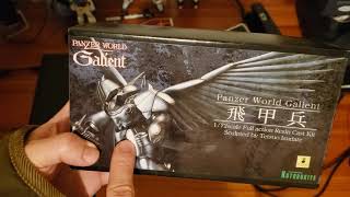 Panzer World Galient 172 Resin Unboxing Model kit [upl. by Carrel]