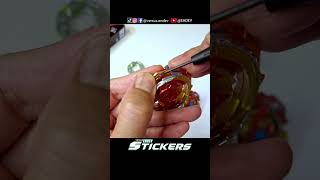 Perfect Phoenix Sticker Satisfying ASMR Hasbro Beyblade Burst Pro Series shorts [upl. by Zaria]