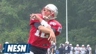 Patriots Fans Celebrate Tom Bradys Birthday With Live Goats [upl. by Greenebaum]