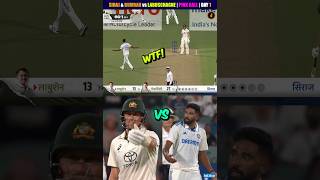 India 180 Runs All Out 🥺 MD Siraj vs Labuschagne 🔥IND vs AUS Test 2 Day 1 shorts indvsaus [upl. by Norris]